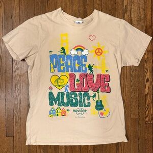 Hard Rock Cafe-PAC Sun Cream Peace Live Music Tee